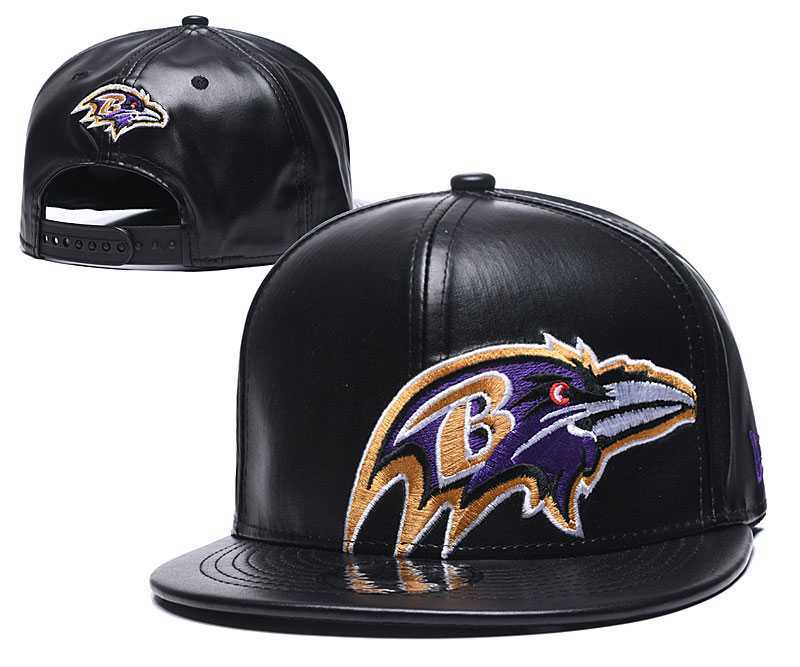 Ravens Team Logo Black Leather Adjustable Hat GS,We sell and wholesale Ravens Team Logo Black Leather Adjustable Hat GS on line form chian!